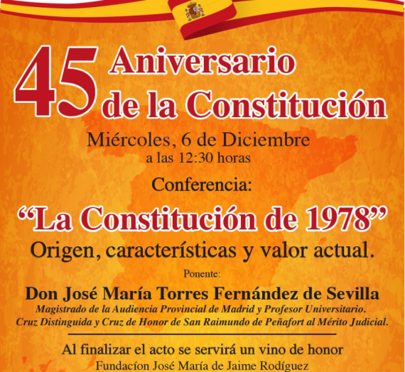 45 Aniversario de la Constitución